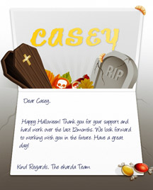 Image of Business eCard with Graveyard