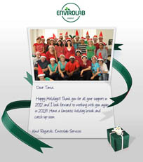 Custom Happy Holidays Christmas Business eCard Envirolab
